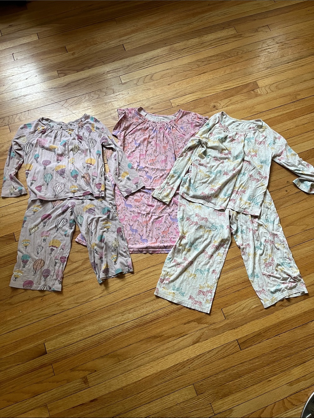 Garnet Hill pajama lot- two sets and one nightie